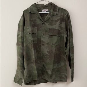 Men's Camouflage Button Down Shirt